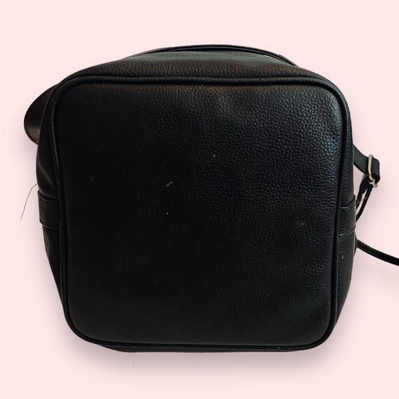 Monteil Paris Logo Black Bucket Drawstring Bag - Picture 8 of 14